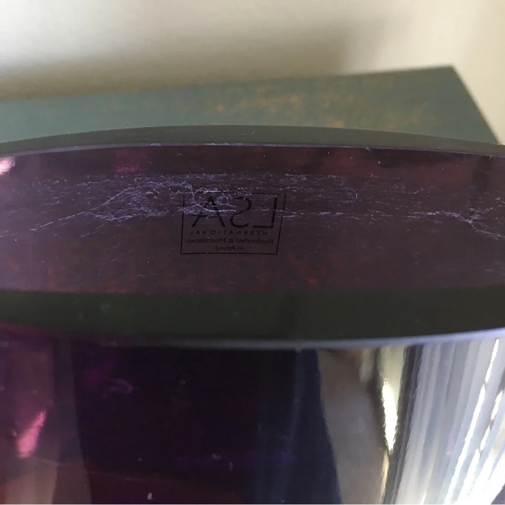 LSA INTERNATIONAL Purple Flower Vase